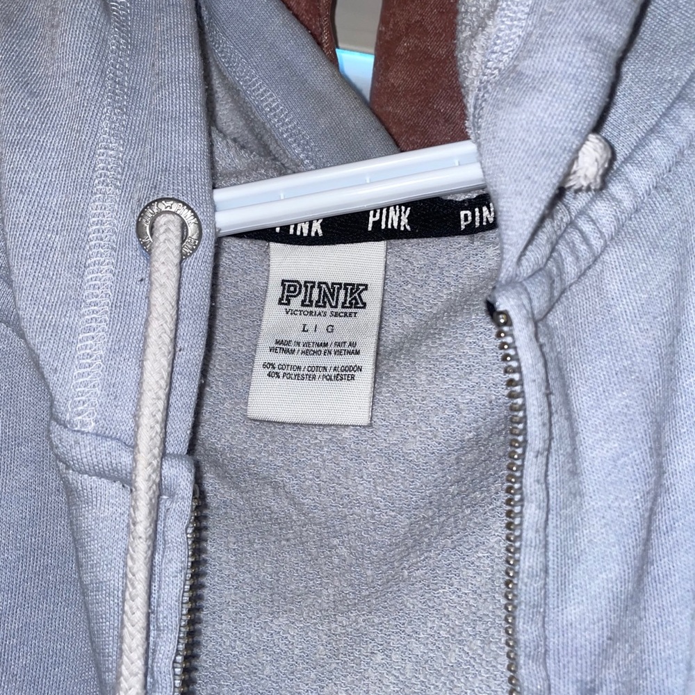 Light Blue Jacket Pink